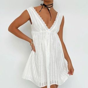 Laney mini dress white PRINCESS POLLY